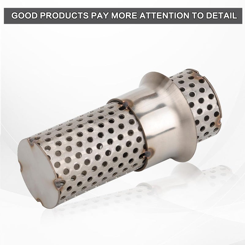 RIDLOG Motorcycle DB Killer 51mm Universal Muffler Silencer Baffle Removable Noise Eliminator Motorcycle Exhaust Pipe Muffler Fit for Harley Honda Kawasaki Suzuki Yamaha (Air Hole Model) - Image 5